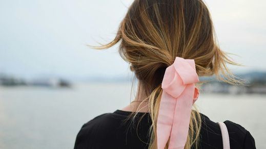 Lazo rosa por el cáncer de mama