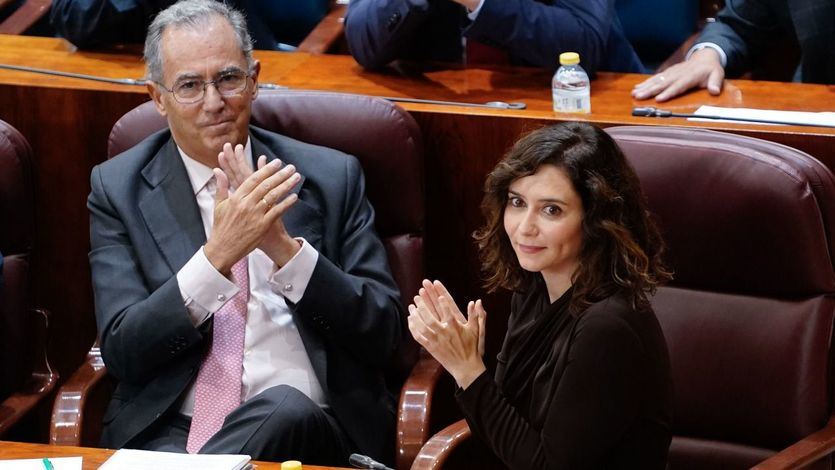 Isabel Díaz Ayuso y Enrique Ossorio