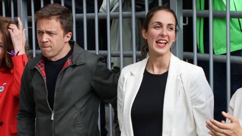 Rita Maestre, con Íñigo Errejón