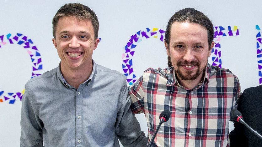 Pablo Iglesias, con Íñigo Errejón