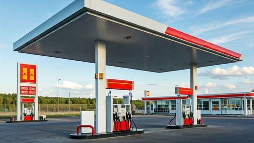 Una gasolinera