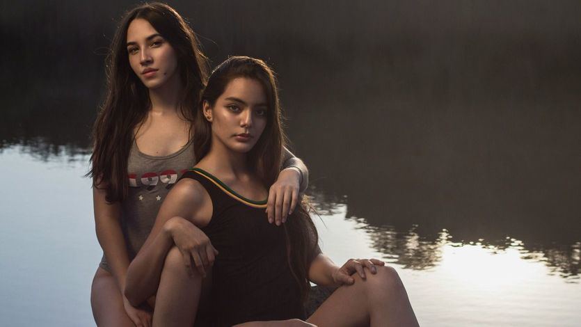 Modelos posando