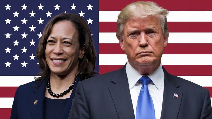 Kamala Harris y Donald Trump
