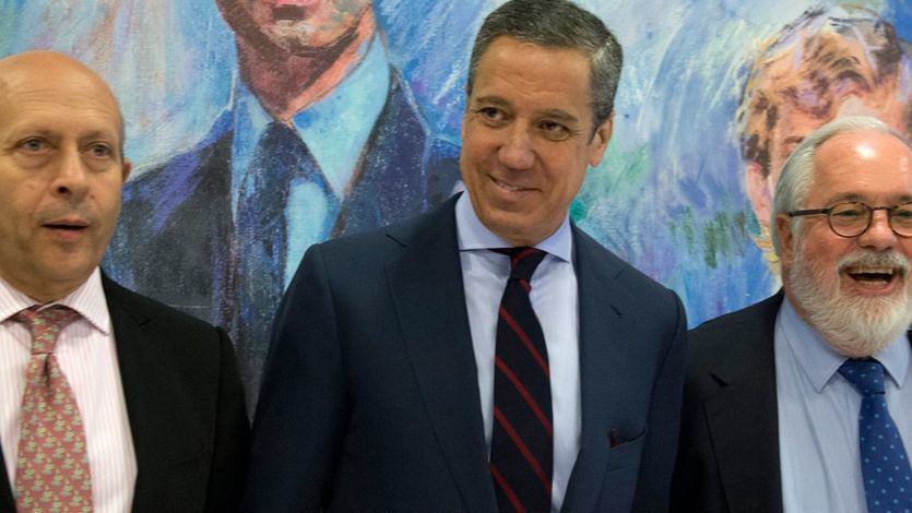 Eduardo Zaplana junto a Wert y Arias Cañete