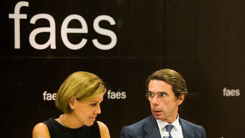 Firma del acuerdo de ruptura entre FAES y el PP
