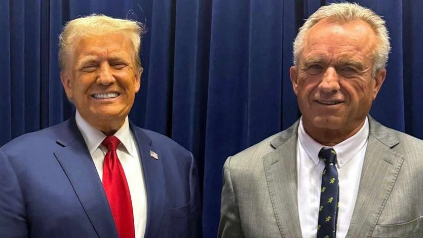 Robert F. Kennedy Jr, con Trump