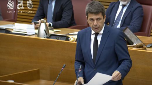 El presidente de la Generalitat valenciana, Carlos Mazón