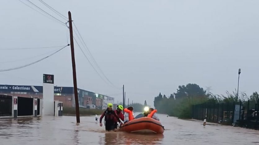 Imagen de las inundaciones en Valencia