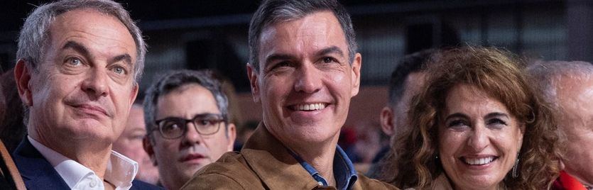 Zapatero, Sánchez y Montero en el Congreso del PSOE