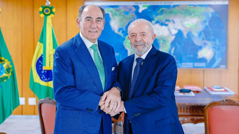 Ignacio Galán, presidente de Iberdrola, y Luiz Inácio Lula da Silva, presidente de Brasil