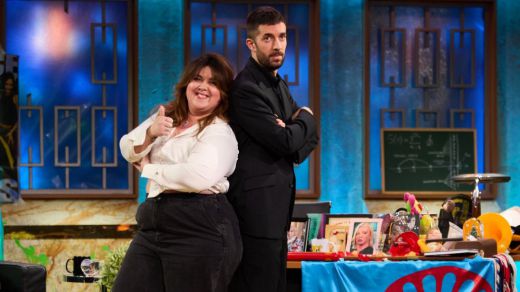 Lalachus y David Broncano, en el plató de 'La Revuelta'