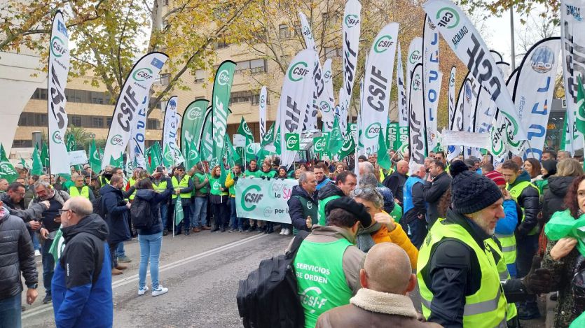 Manifestación del CSIF