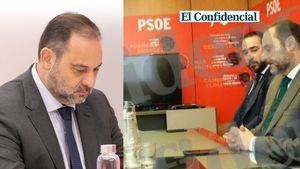Bomba en el 'caso Koldo': desvelan una foto de Aldama junto a Ábalos en Ferraz en 2019