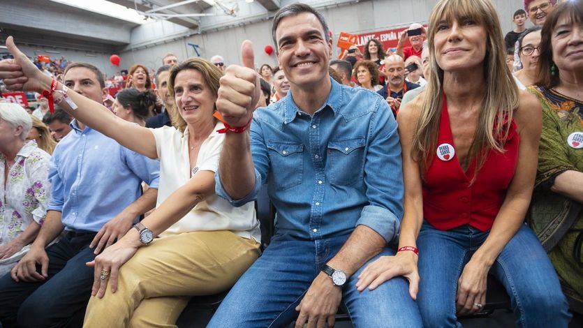 Begoña Gómez con Pedro Sánchez