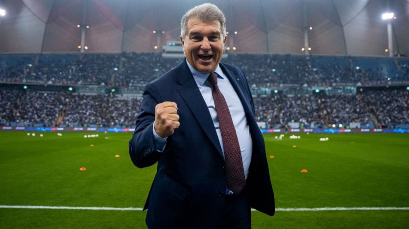 Joan Laporta, presidente del FC Barcelona