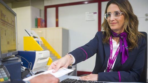 Trabajadora de Renfe