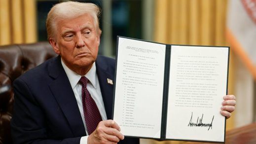 El presidente de EEUU, Donald Trump
