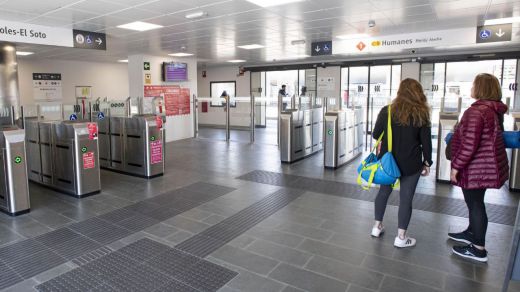 Controles de acceso en las estaciones de Cercanías de Renfe