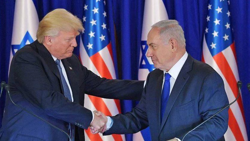 Donald Trump, presidente de EEUU y Benjamin Netanyahu, primer ministro de Israel