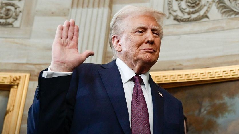 Trump, jurando el segundo cargo presidencial