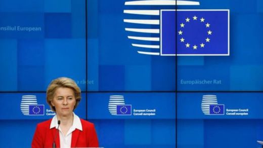 Ursula von der Leyen y Charles Michel