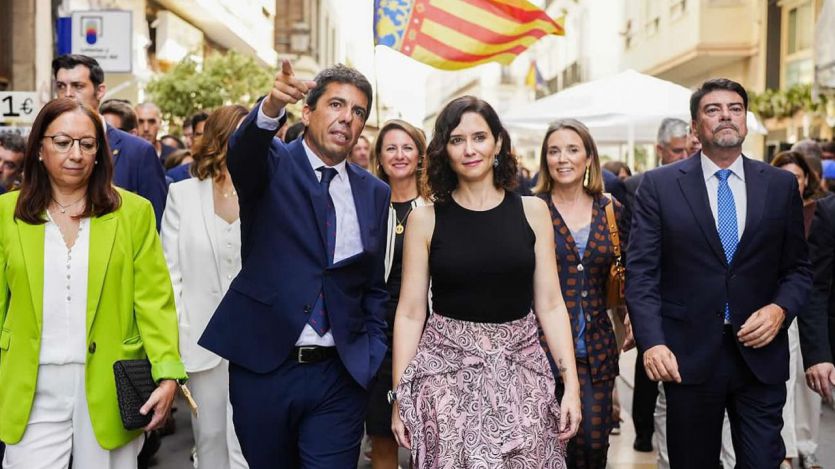 Isabel Díaz Ayuso y Carlos Mazón, en un acto conjunto