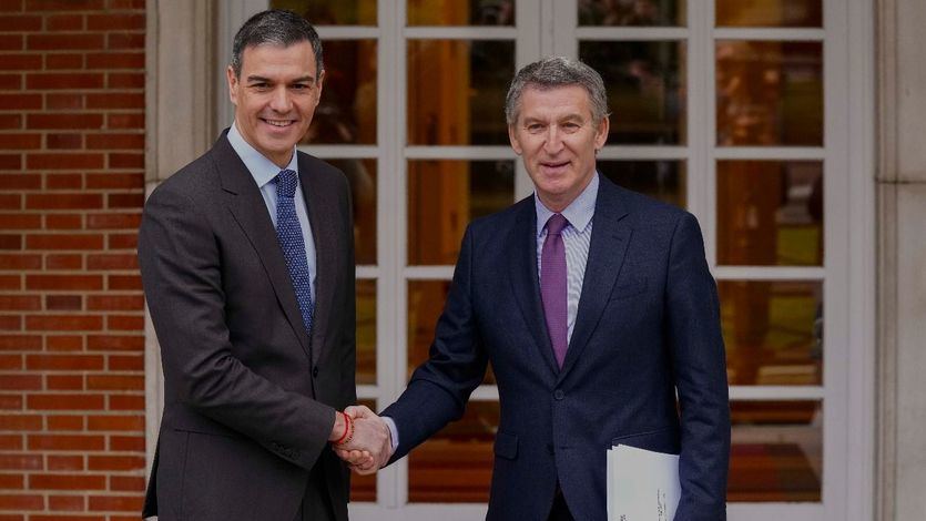 Sánchez y Feijóo, en Moncloa