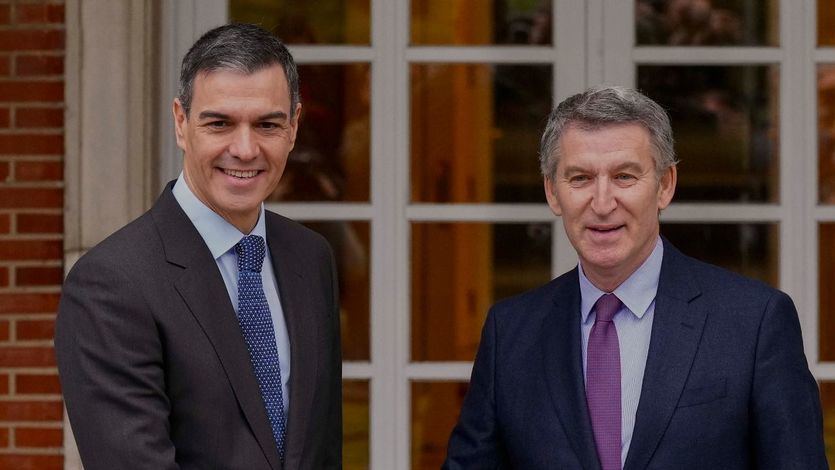 Sánchez y Feijóo, en Moncloa