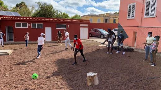 Menores migrantes en Canarias