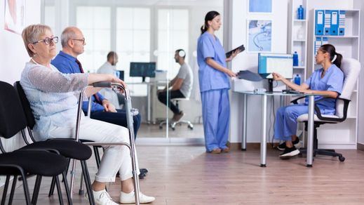 Pacientes en el hospital