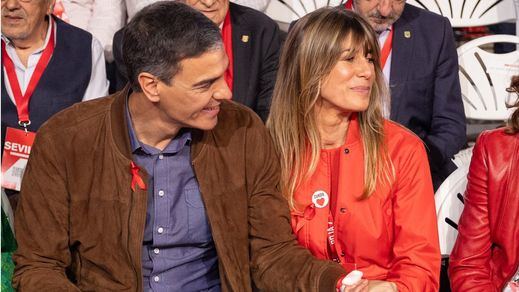 Begoña Gómez, en un acto del PSOE