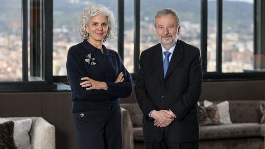 Amparo Moraleda, vicepresidenta de CaixaBank, y Tomás Muniesa, presidente de CaixaBank