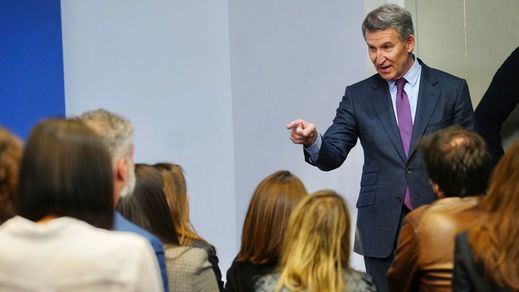 Feijóo, en rueda de prensa