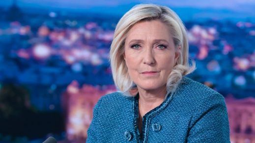 Marine Le Pen, en una entrevista en 'TF1'
