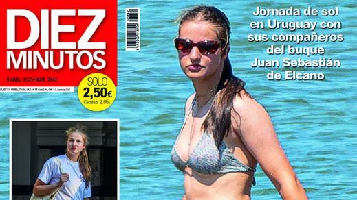 La princesa Leonor, en bikini