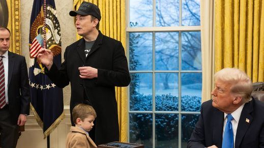Donald Trump y Elon Musk, en el Despacho Oval