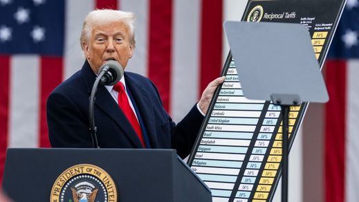 Trump, en un acto en la Casa Blanca
