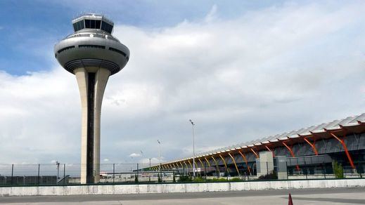 Vista del aeropuerto  Barajas-Madrid 