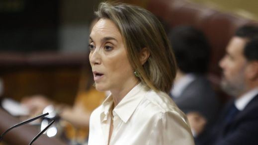 Cuca Gamarra, en la tribuna del Congreso