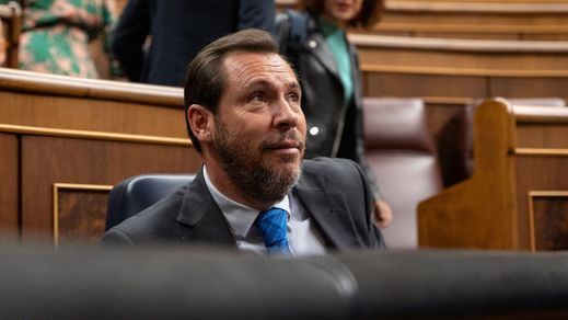 El ministro Óscar Puente, en el Congreso