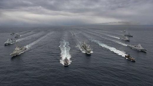 Una embarcación de la Armada española