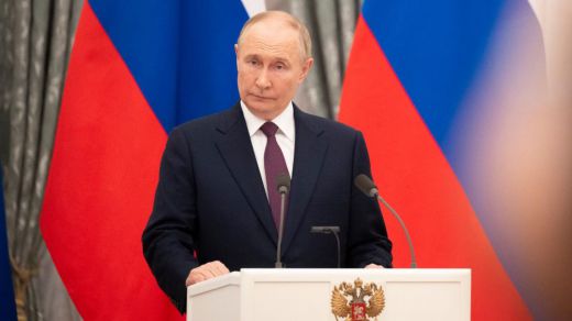 Una rueda de prensa de Vladimir Putin 