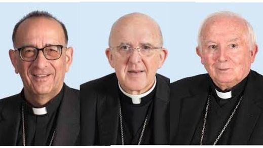 Juan José Omella, Carlos Osoro y Antonio Cañizares