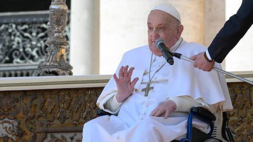 Imagen del papa Francisco en sus últimos días