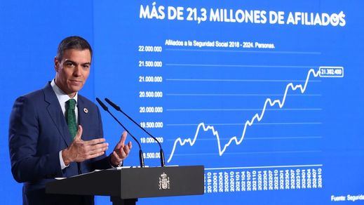 Pedro Sánchez, presidente del Gobierno en el balance del año