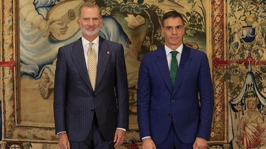 El Rey, con el presidente Pedro Sánchez