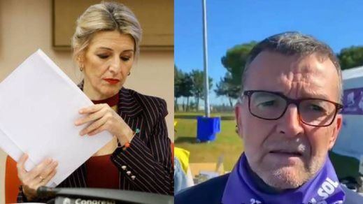 Yolanda Díaz y Antonio Maíllo