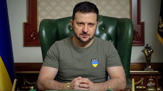 El presidente ucraniano, Volodymyr Zelensky