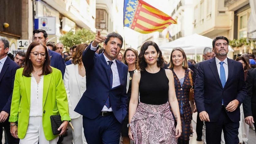 Isabel Díaz Ayuso y Carlos Mazón, en un acto conjunto