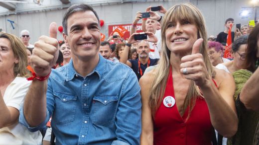 Begoña Gómez con Pedro Sánchez